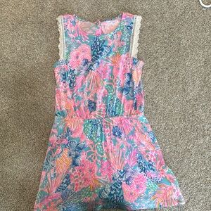 EUC Lily Pulitzer girls L (8-10) romper